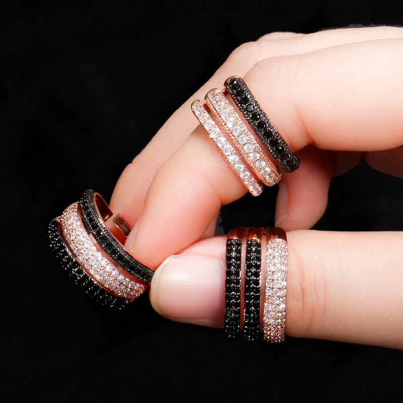 Bague "Alliance Lumineuse" en or rose