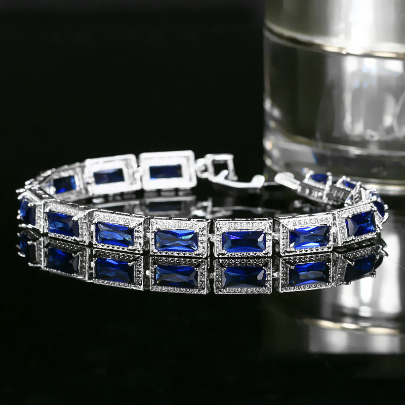 Bracelet "Étoile Royale" en Zircon cubique