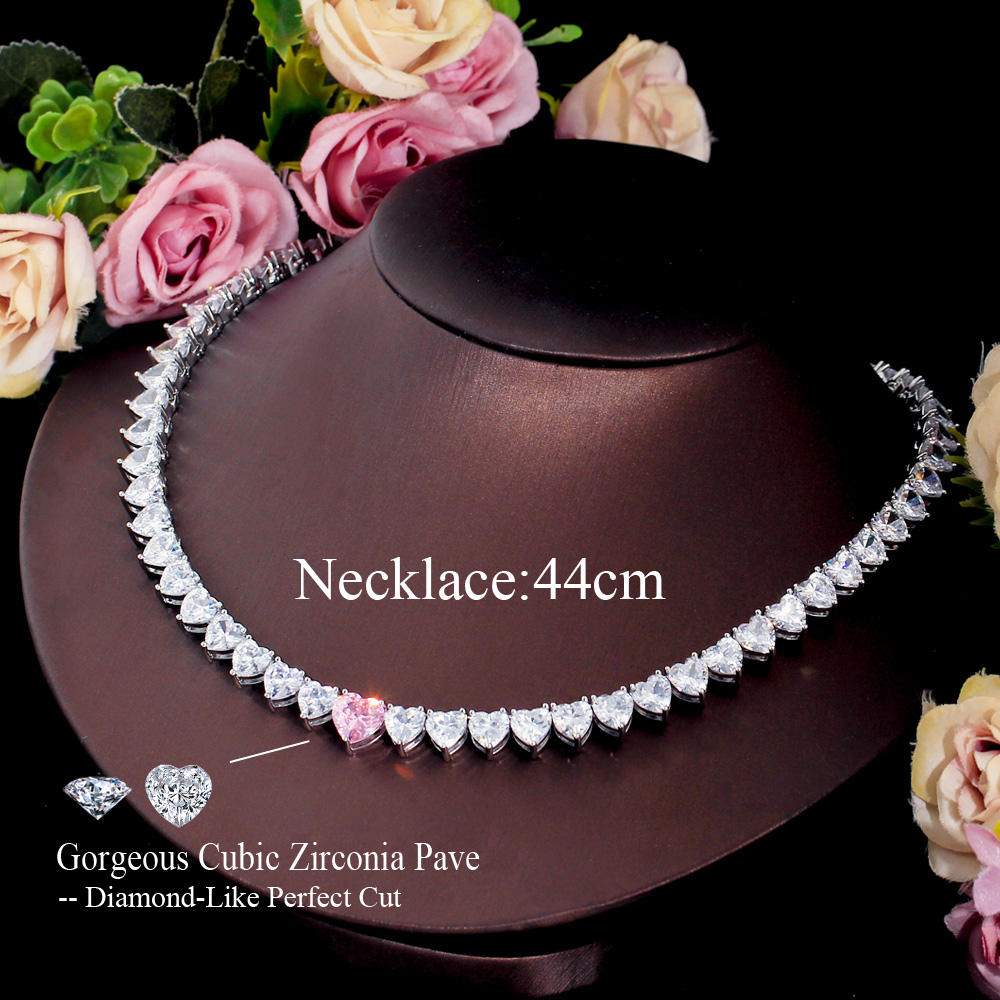 Collier "cœur de l'aube"