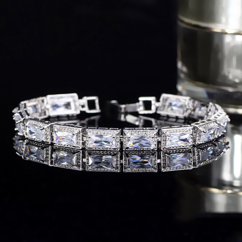 Bracelet "Étoile Royale" en Zircon cubique