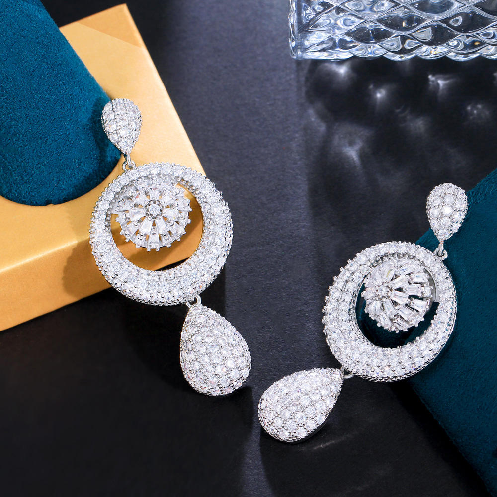 Boucles d'oreilles : "Brillance des cascades"