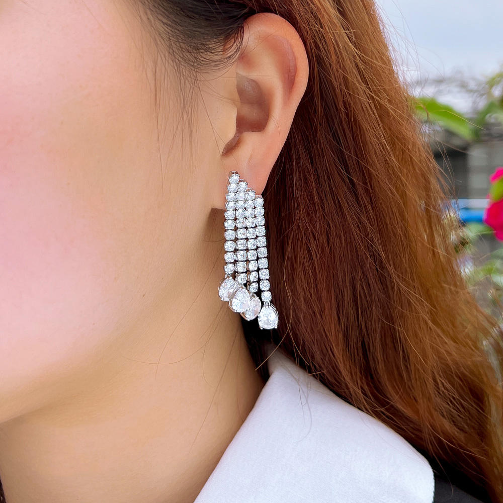 Boucles d'oreilles "Chaines Dansante"