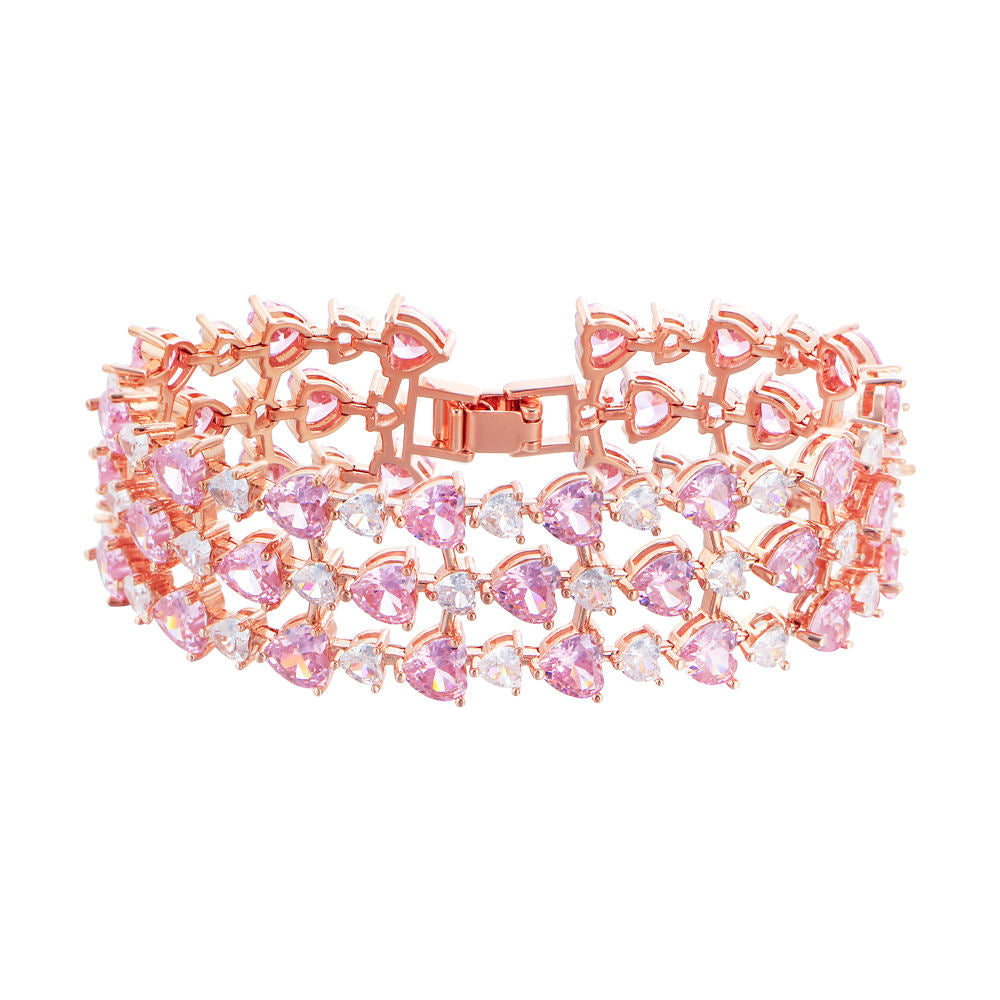 Bracelet "Cœur Scintillant"