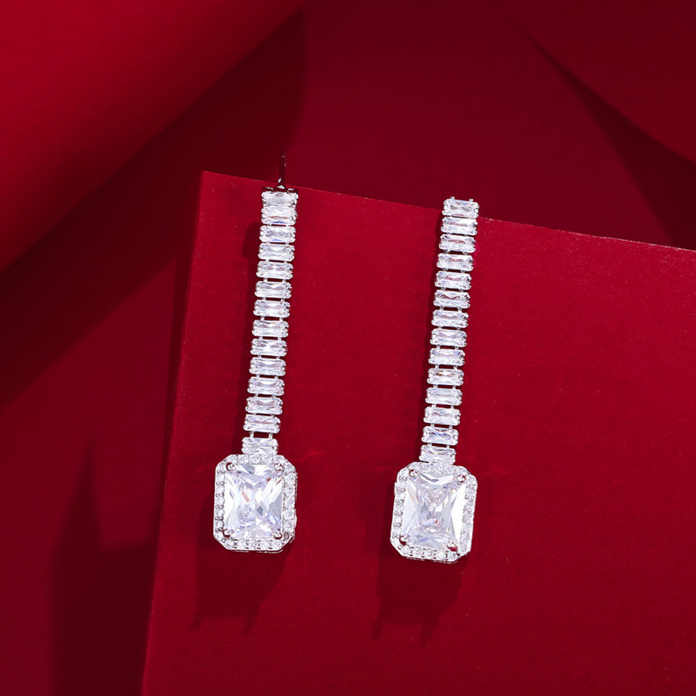 Boucles d'oreilles "Pureté blanche"