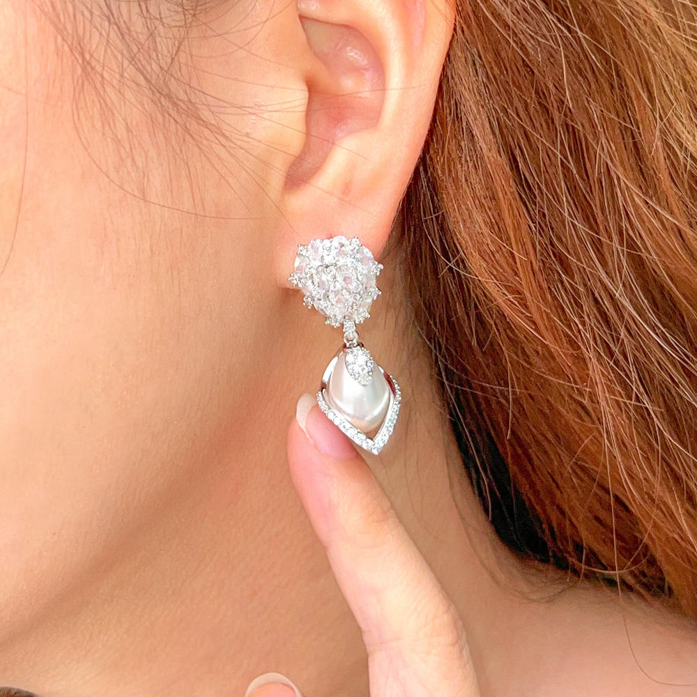 Boucles d'oreilles "Perles & Éclat"