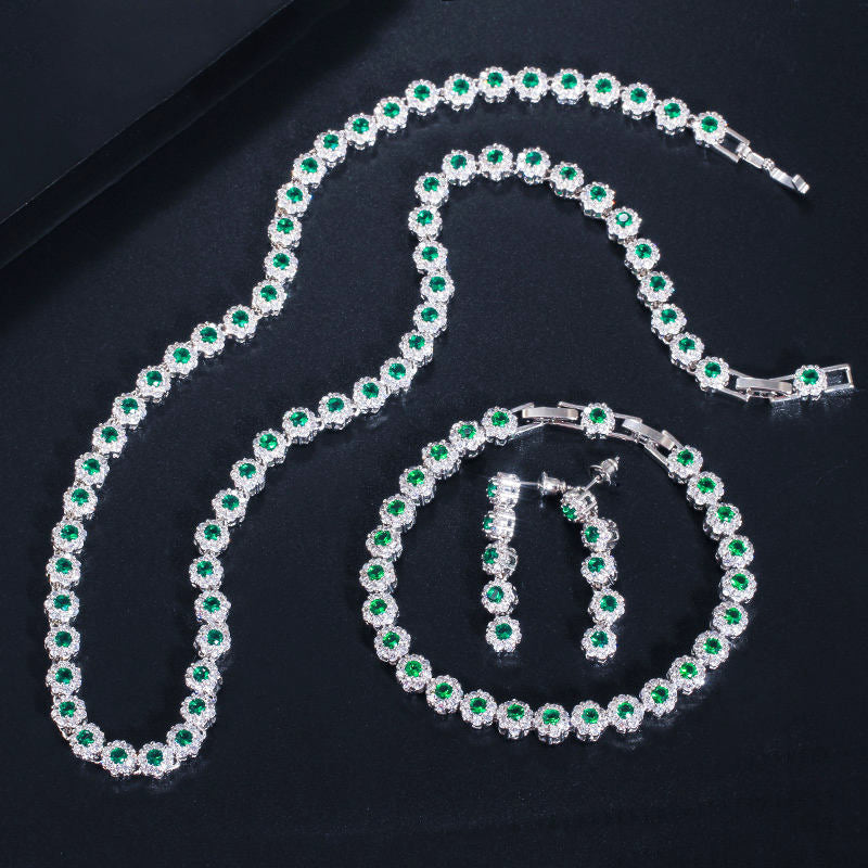 Ensemble 3 pièces "Floraison Éclatante"