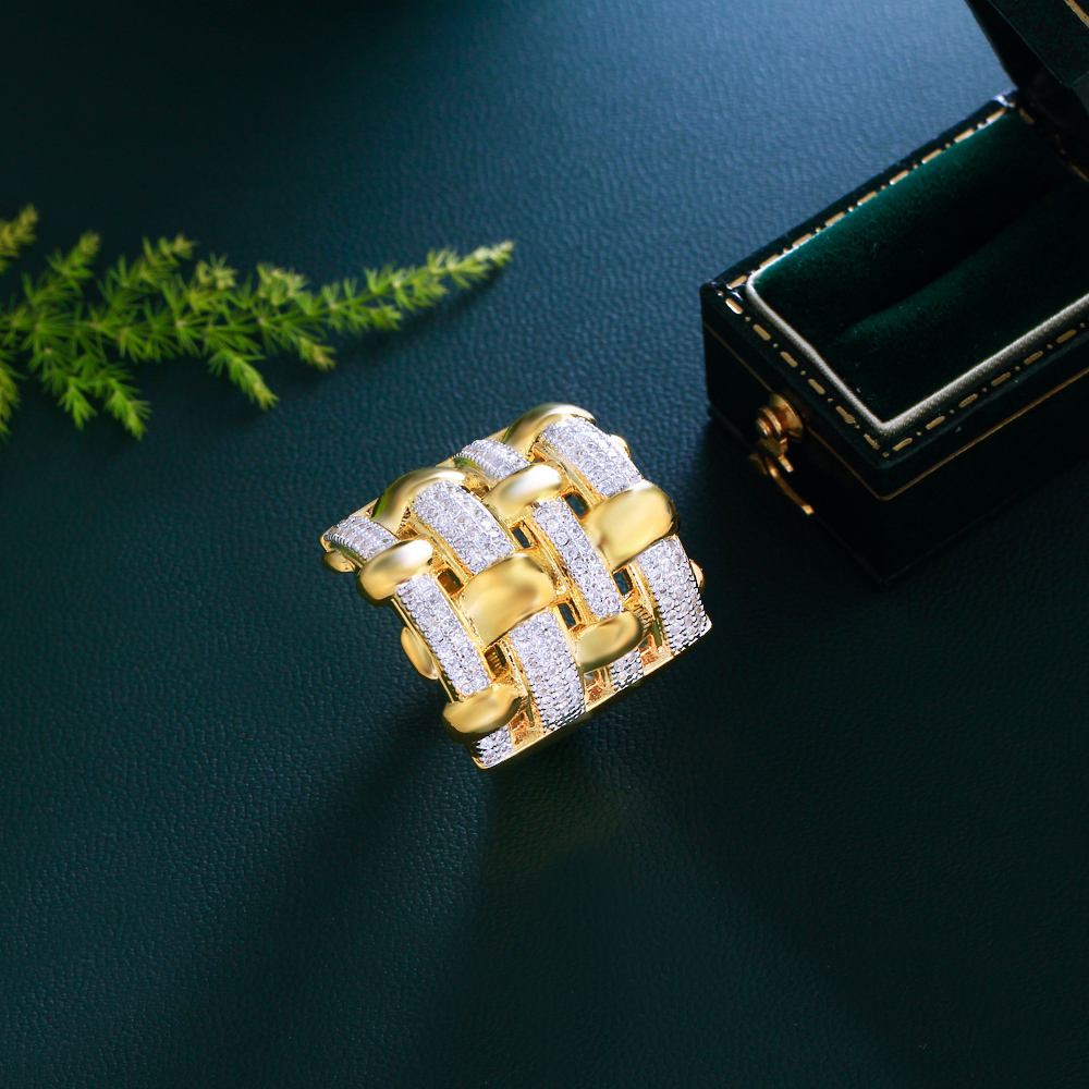 Bague "Couronne Torsadée"