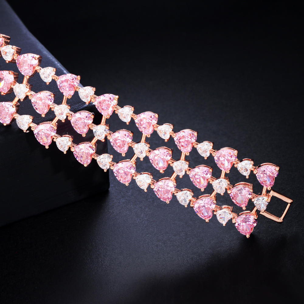 Bracelet "Cœur Scintillant"