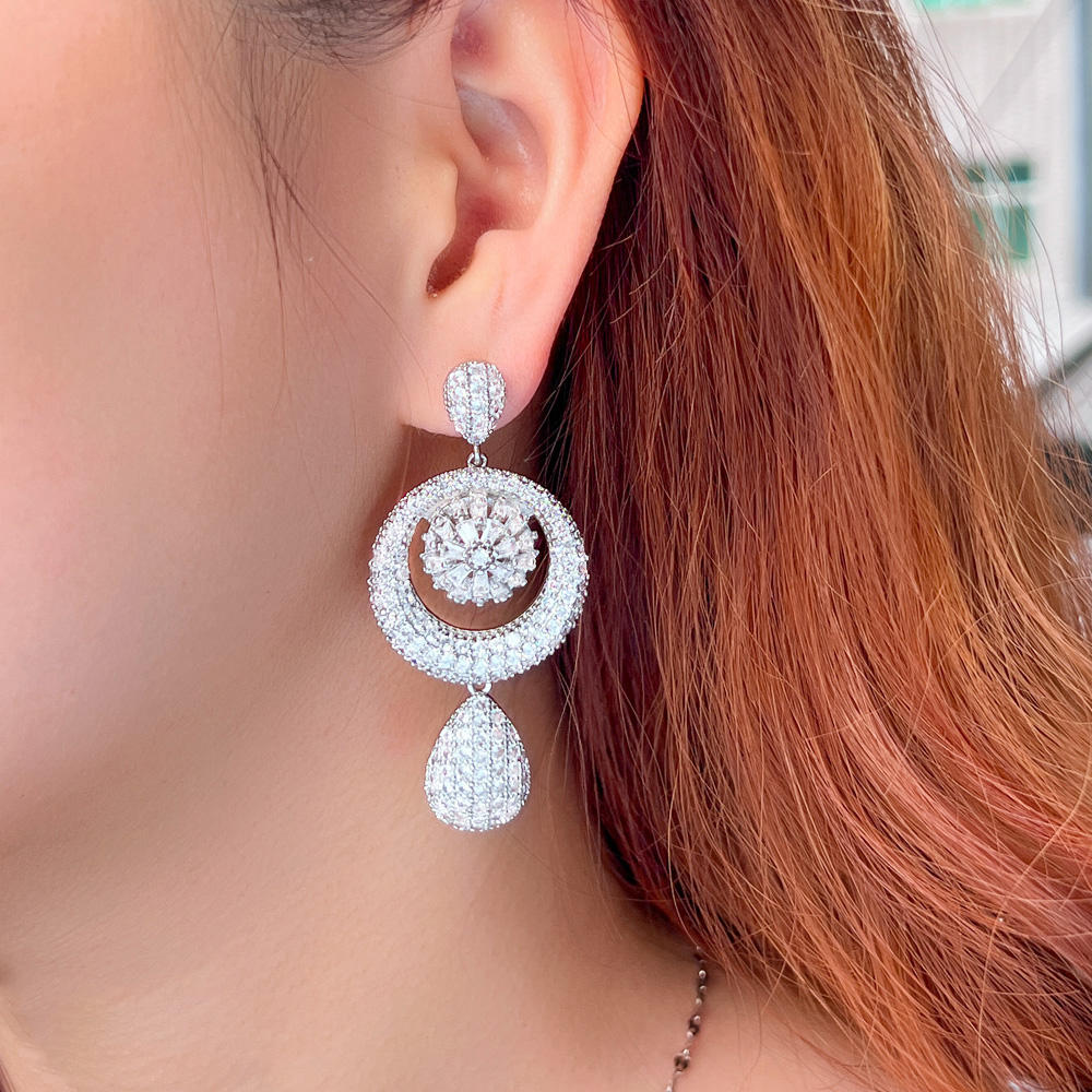 Boucles d'oreilles : "Brillance des cascades"