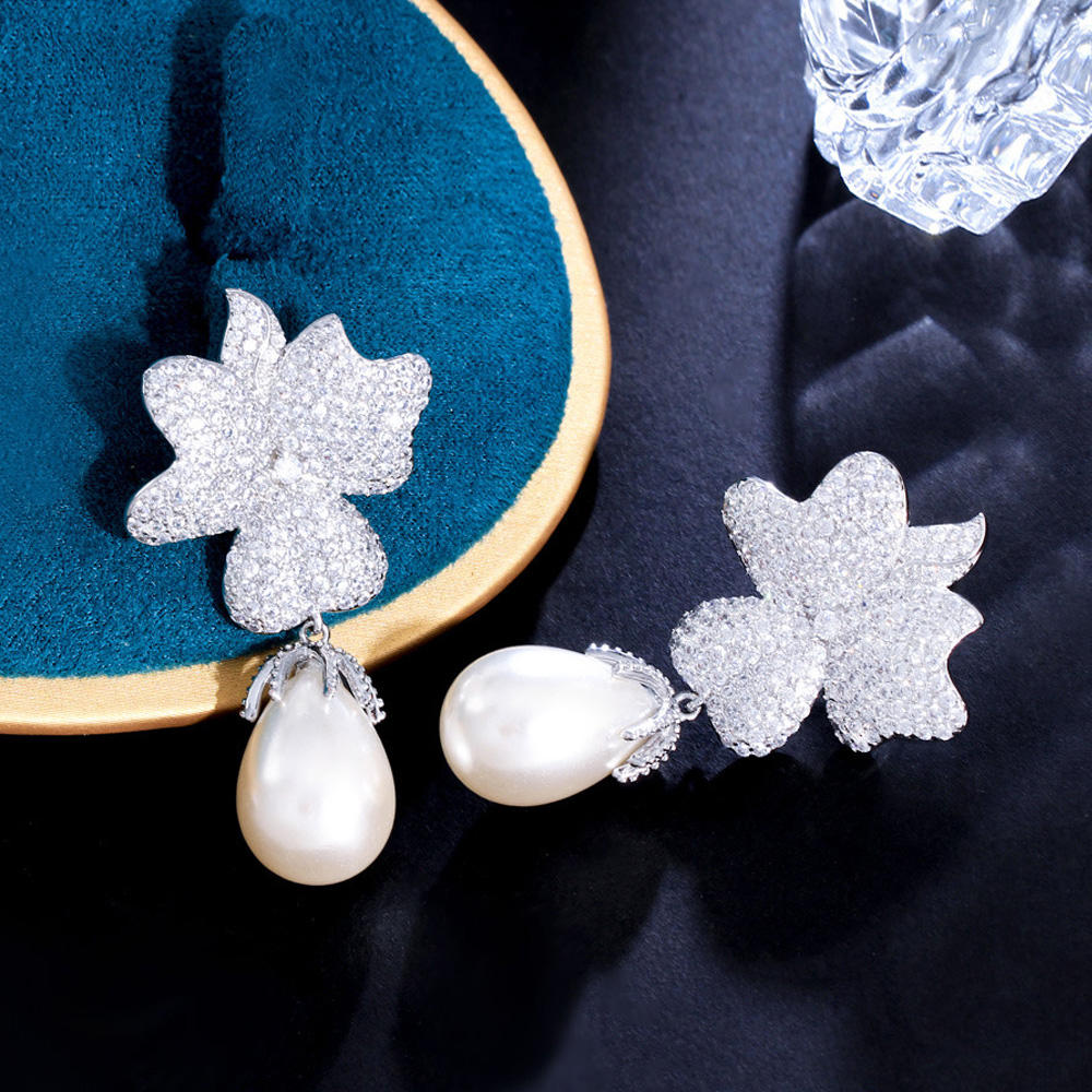 Boucles d'oreilles "Floraison d'Hiver"