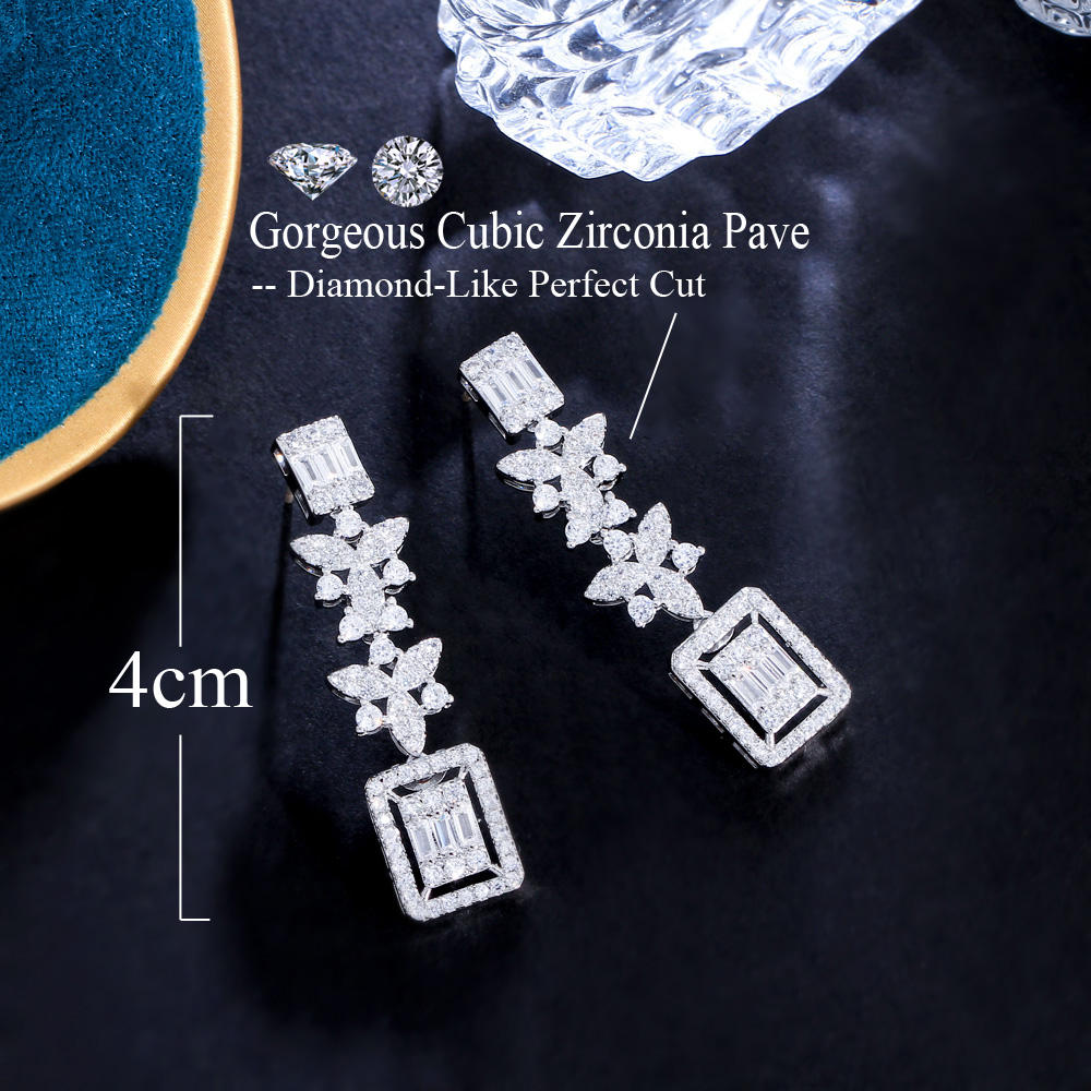 Boucles d'oreilles "Cristal Boréal"