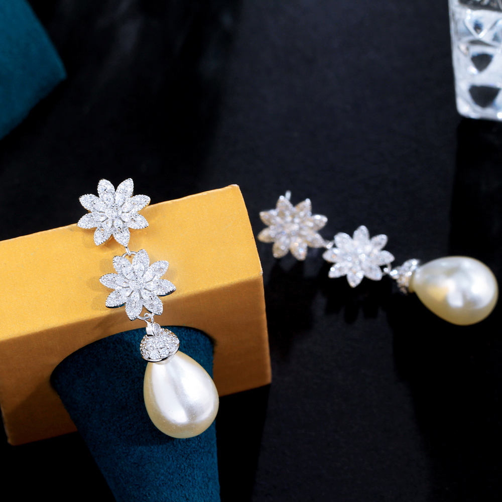 Boucles d'oreilles :  "Aube Impériale"