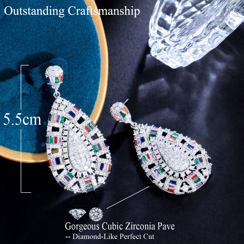 Boucles d'Oreilles "Goutte Lumineuse"