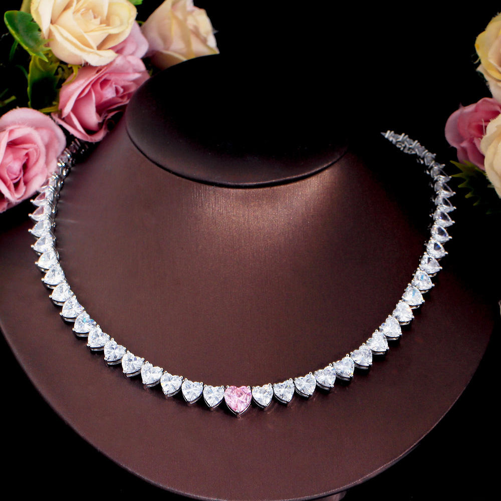 Collier "cœur de l'aube"