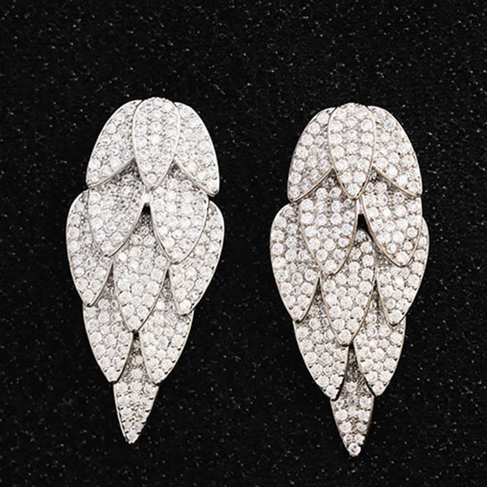 boucles d’oreilles "Ailes d’Éclat Blanc"