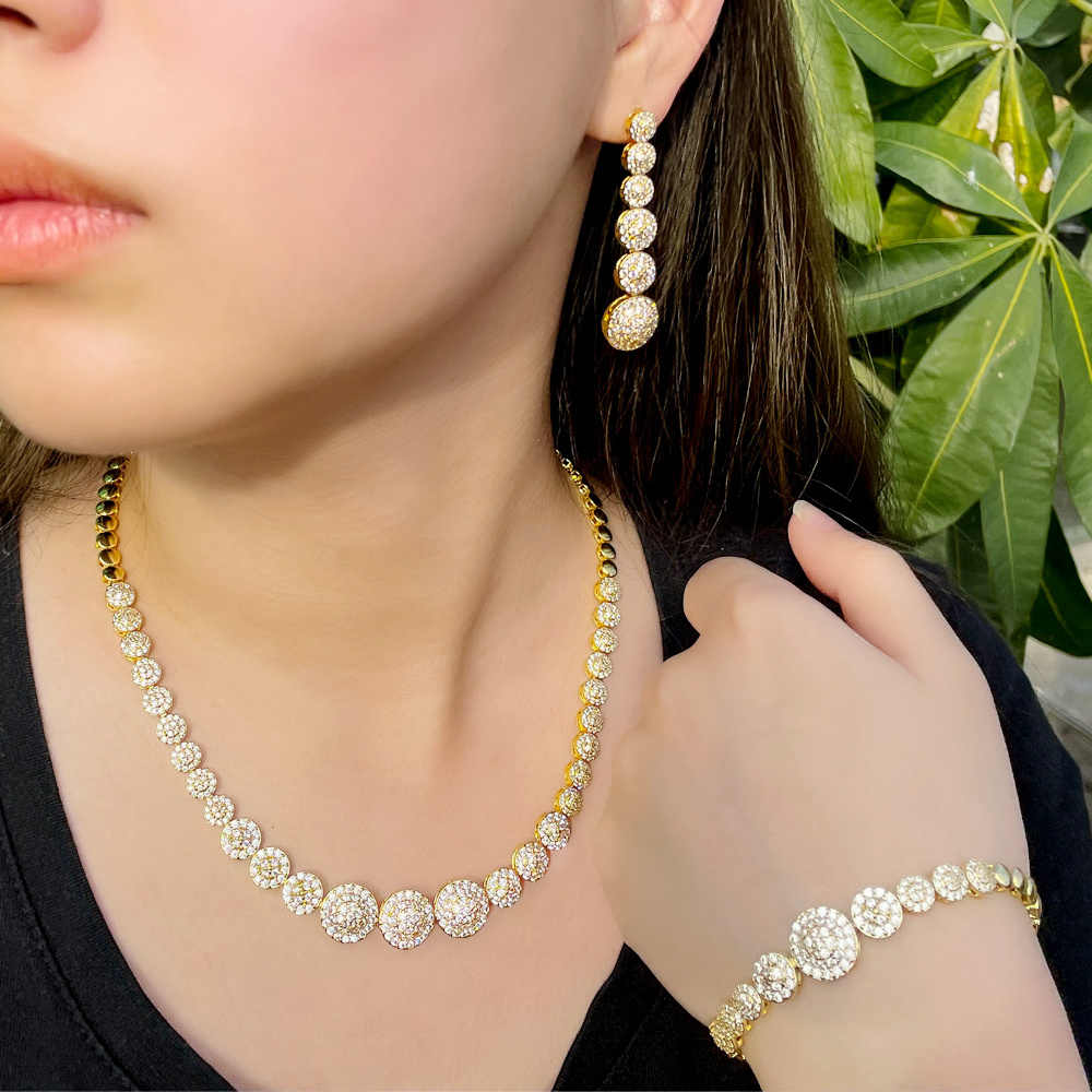 Parure "Trésor des Sables Dorés"