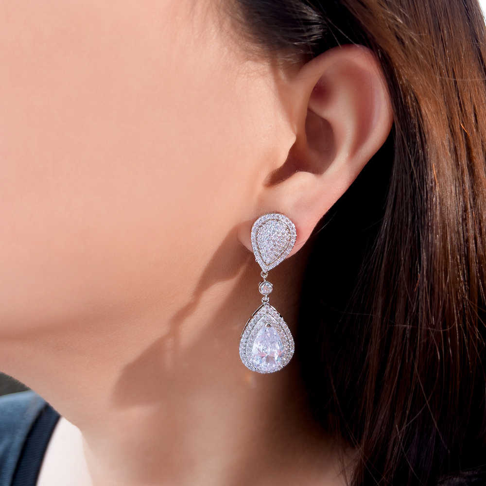 Boucles d'oreilles "Goutte de Lumière"