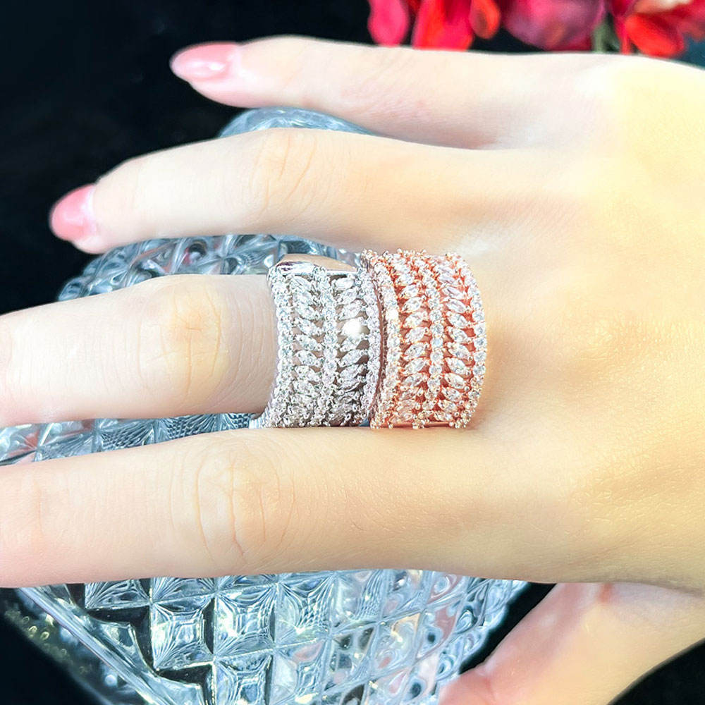 Bague ''Aube scintillant''