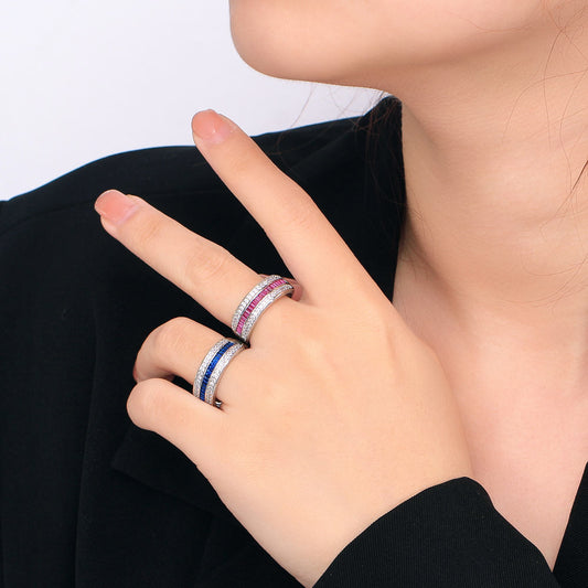 Bague en zircon cubique