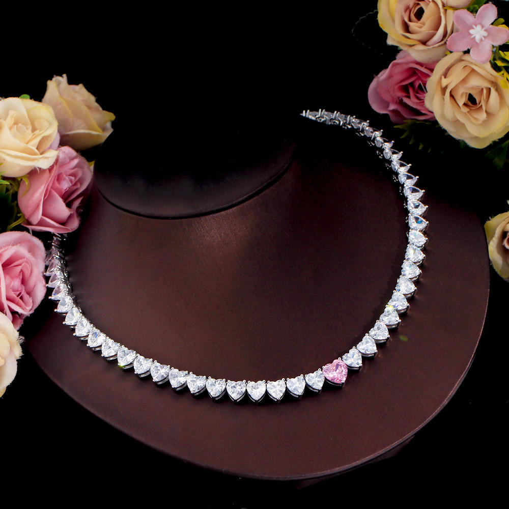 Collier "cœur de l'aube"