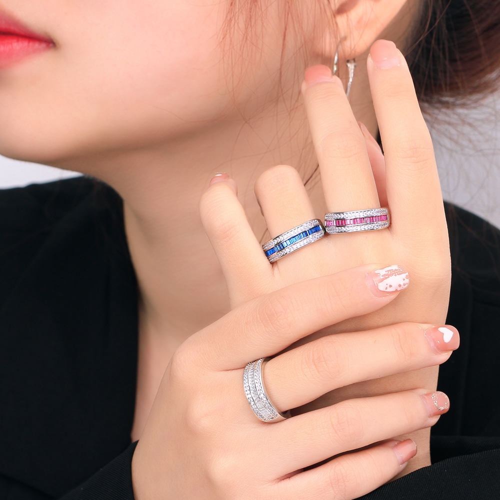 Bague en zircon cubique