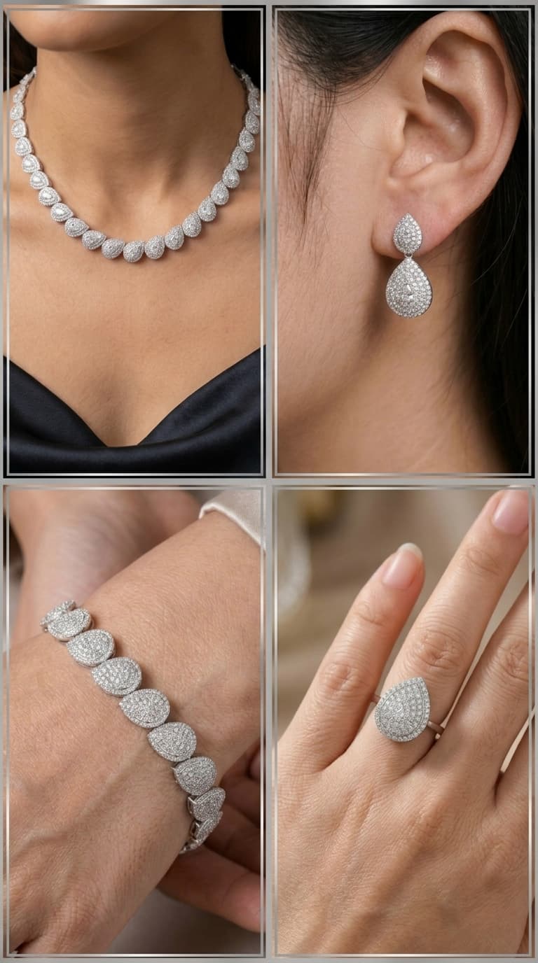 Parure 4 pièces Yasmine