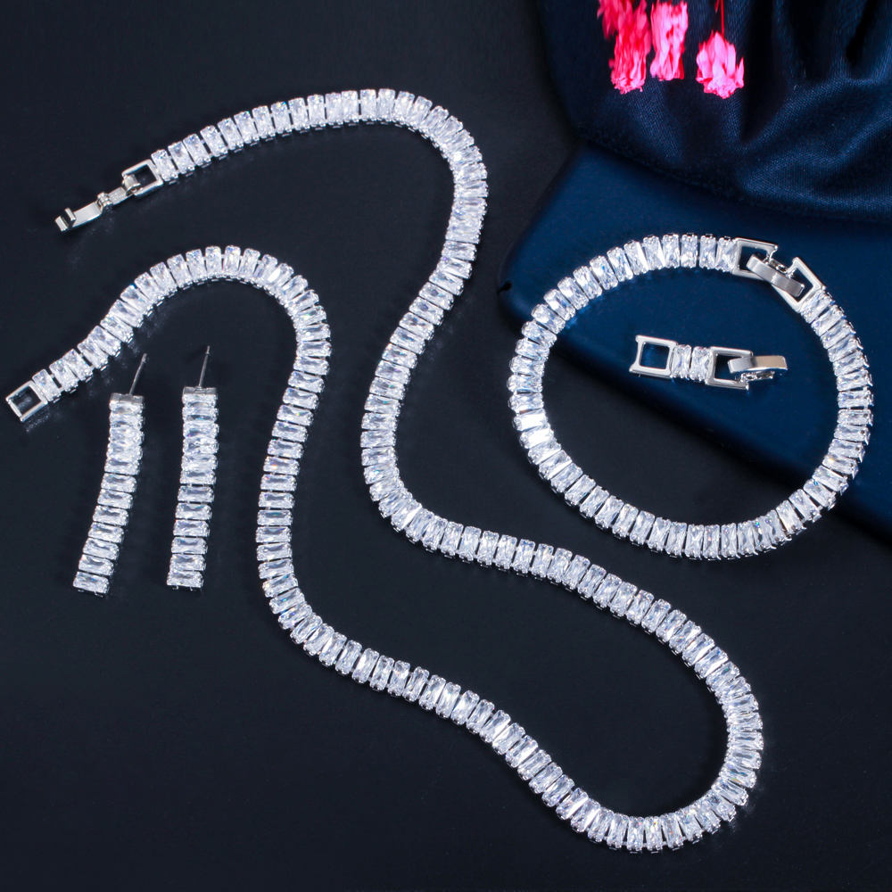 Ensemble de Bijoux "Éclat Glacé"