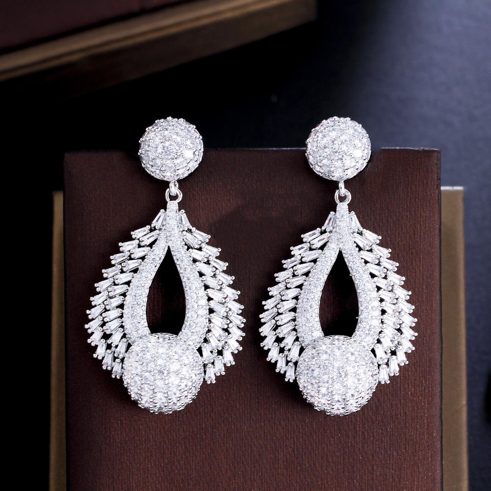 Boucles d'oreilles "Aube d'argent"