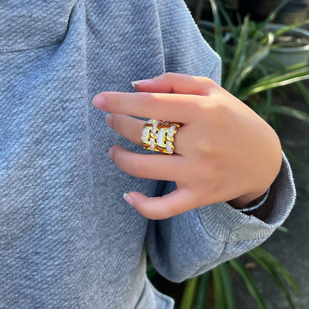 Bague "Couronne Torsadée"