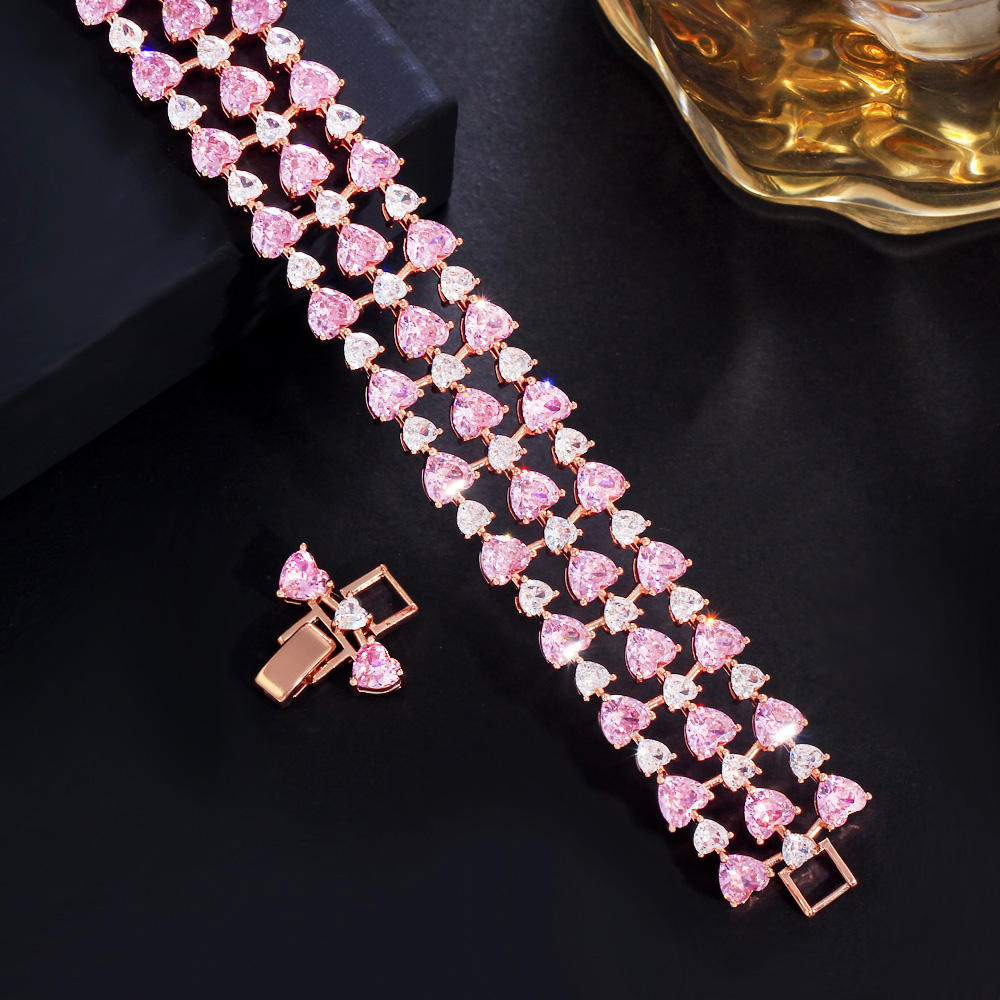 Bracelet "Cœur Scintillant"