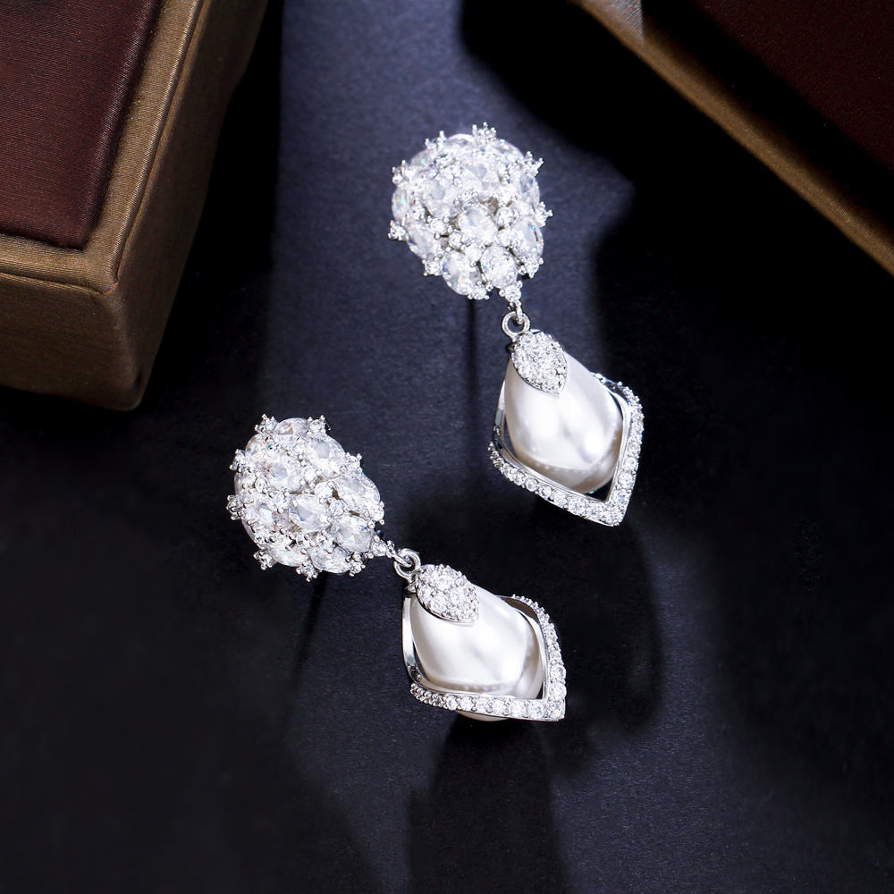 Boucles d'oreilles "Perles & Éclat"