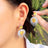 Boucles d'oreilles :  